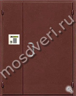 Дверь в подъезд с домофоном, порошковое напыление - купить от производителя Мосдвери Дверь в подъезд с домофоном, порошковое напыление