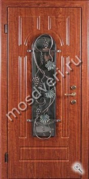 Элитная металлическая дверь с ковкой - купить от производителя Мосдвери Элитная металлическая дверь с ковкой