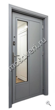 Техническая тамбурная дверь со стеклом МТД-1603 - купить от производителя Мосдвери Техническая тамбурная дверь со стеклом МТД-1603