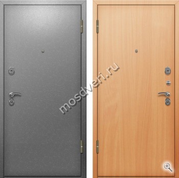 Порошковая дверь с внутренней отделкой ламинатом бук - купить от производителя Мосдвери Порошковая дверь с внутренней отделкой ламинатом бук