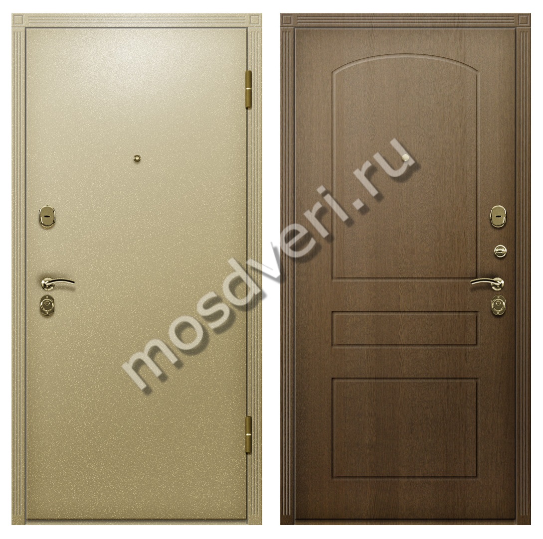 Входная дверь с одной створкой в дом с порошковой окраской и отделкой МДФ TD-152 - купить от производителя Мосдвери Входная дверь с одной створкой в дом с порошковой окраской и отделкой МДФ TD-152