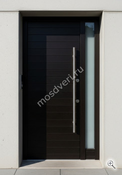 Дизайнерская входная дверь черная - купить от производителя Мосдвери Дизайнерская входная дверь черная