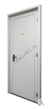 Светло-серая входная дверь с терморазрывом СДД-017 - купить от производителя Мосдвери Светло-серая входная дверь с терморазрывом СДД-017