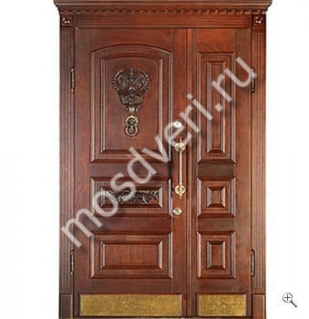 Эксклюзивная парадная резная дверь из массива дуба - купить от производителя Мосдвери Эксклюзивная парадная резная дверь из массива дуба